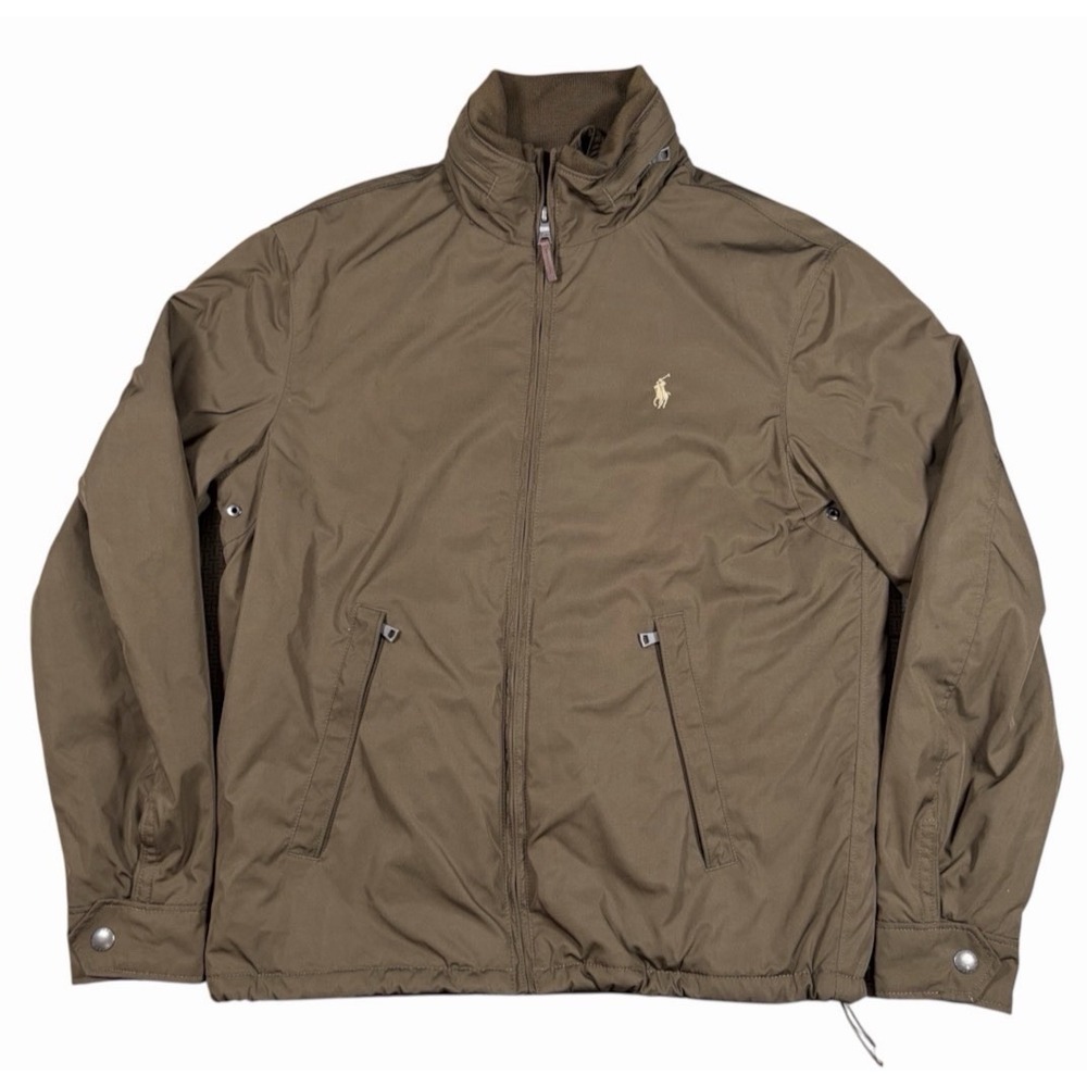 Vintage 90s Polo Ralph Lauren Harrington Bomber Jacket Fleece Lined Mens Sz S